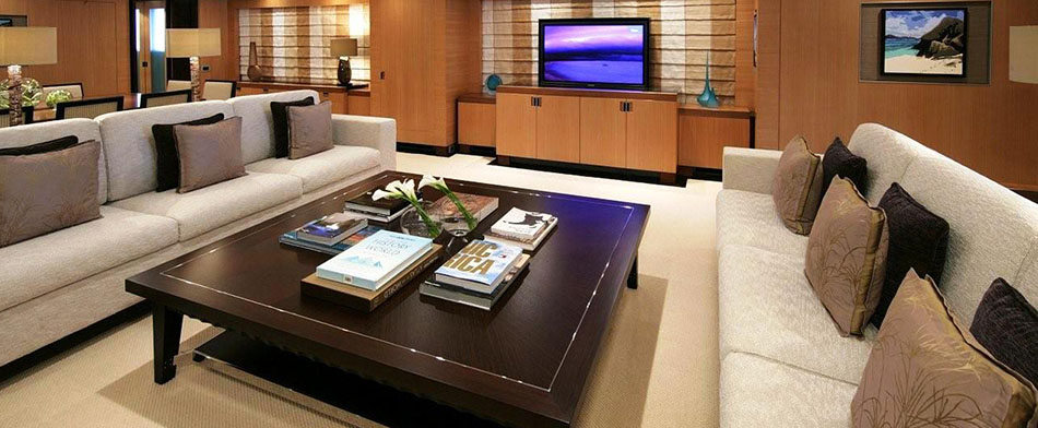 Andreas L Yacht for Charter - Living Room