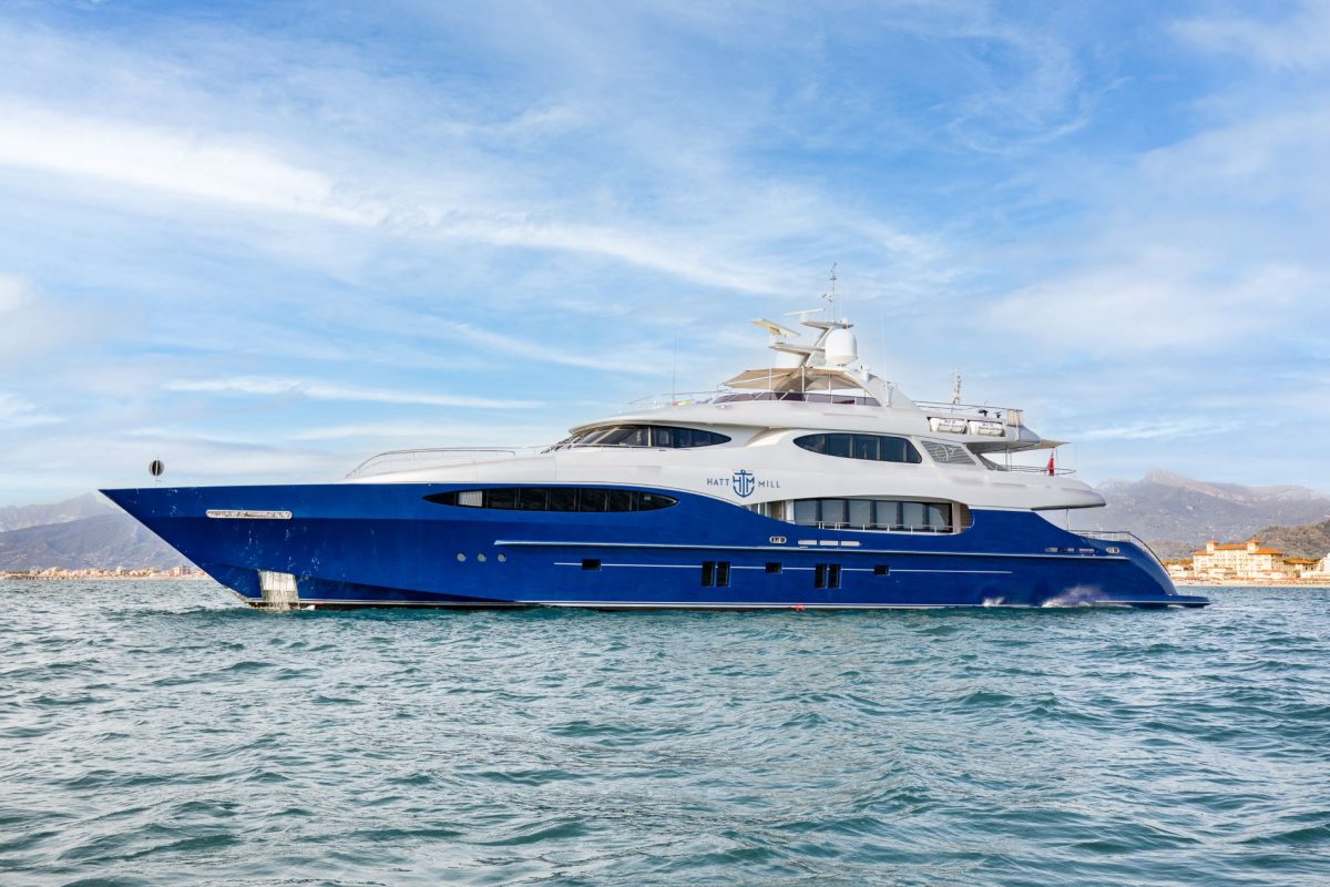 M/Y HATT MILL available for charter in September!