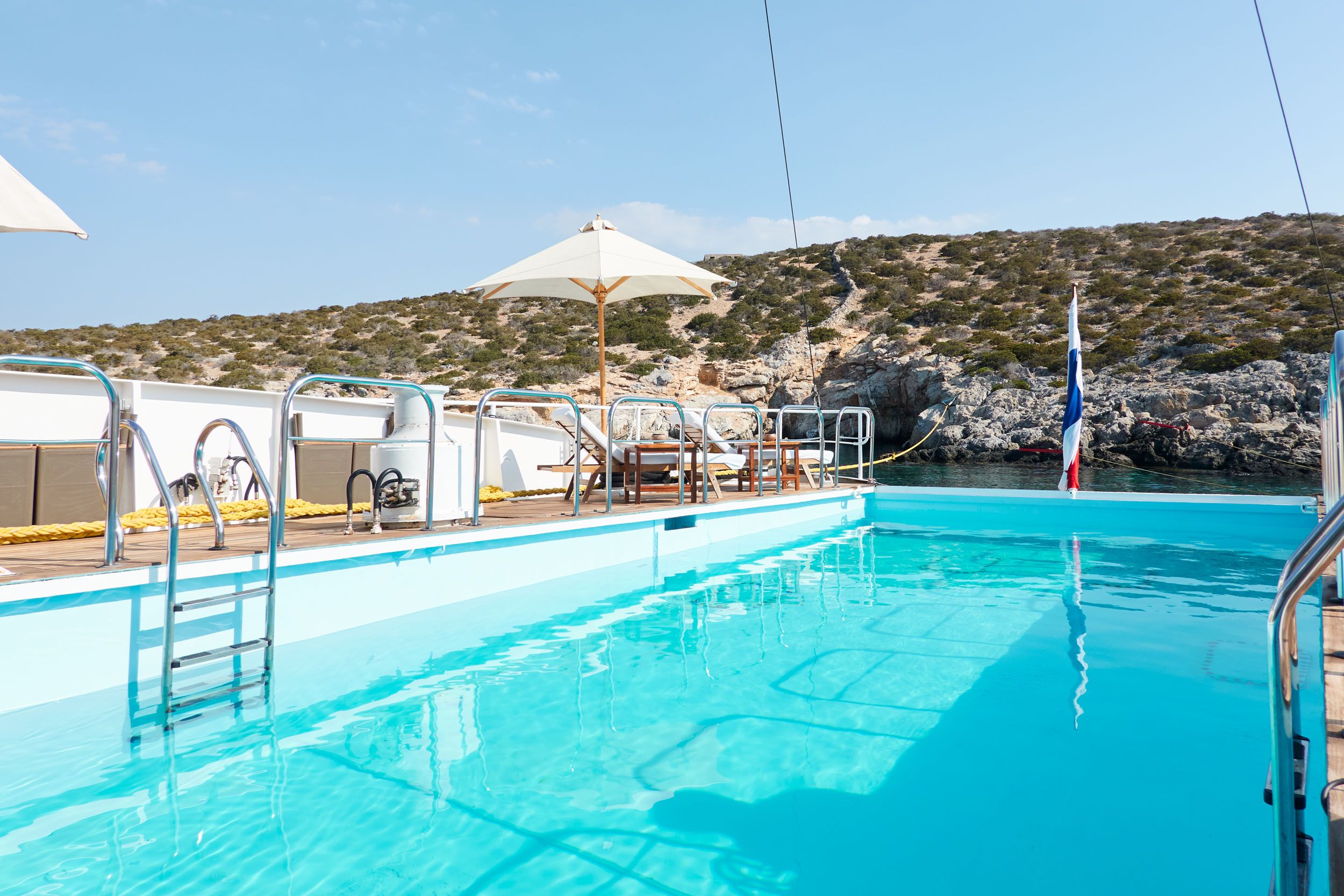 Swimming Area on the Deck