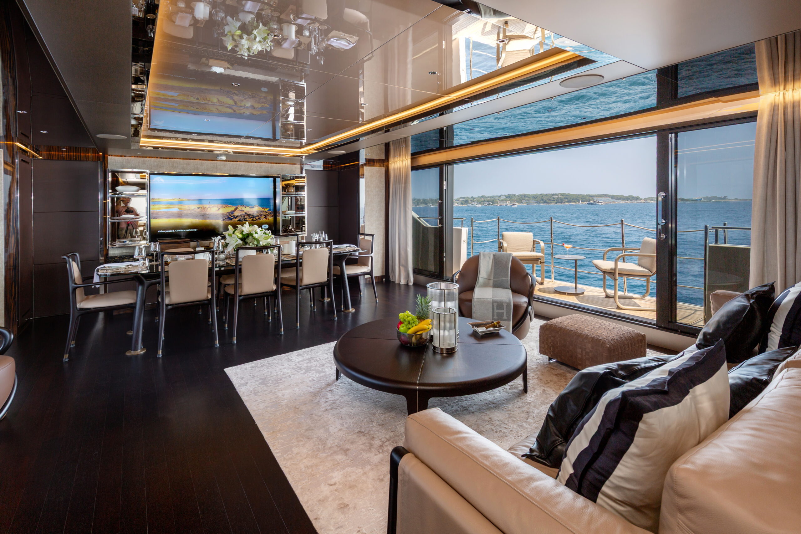 Elegant and luxurious interior style with custom design elements