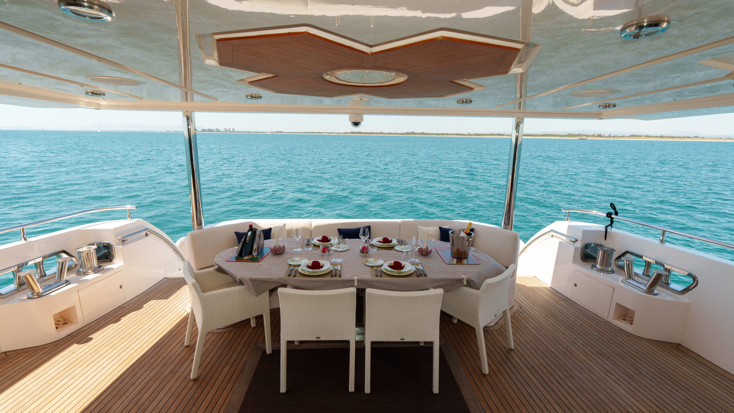 Spacious dining area