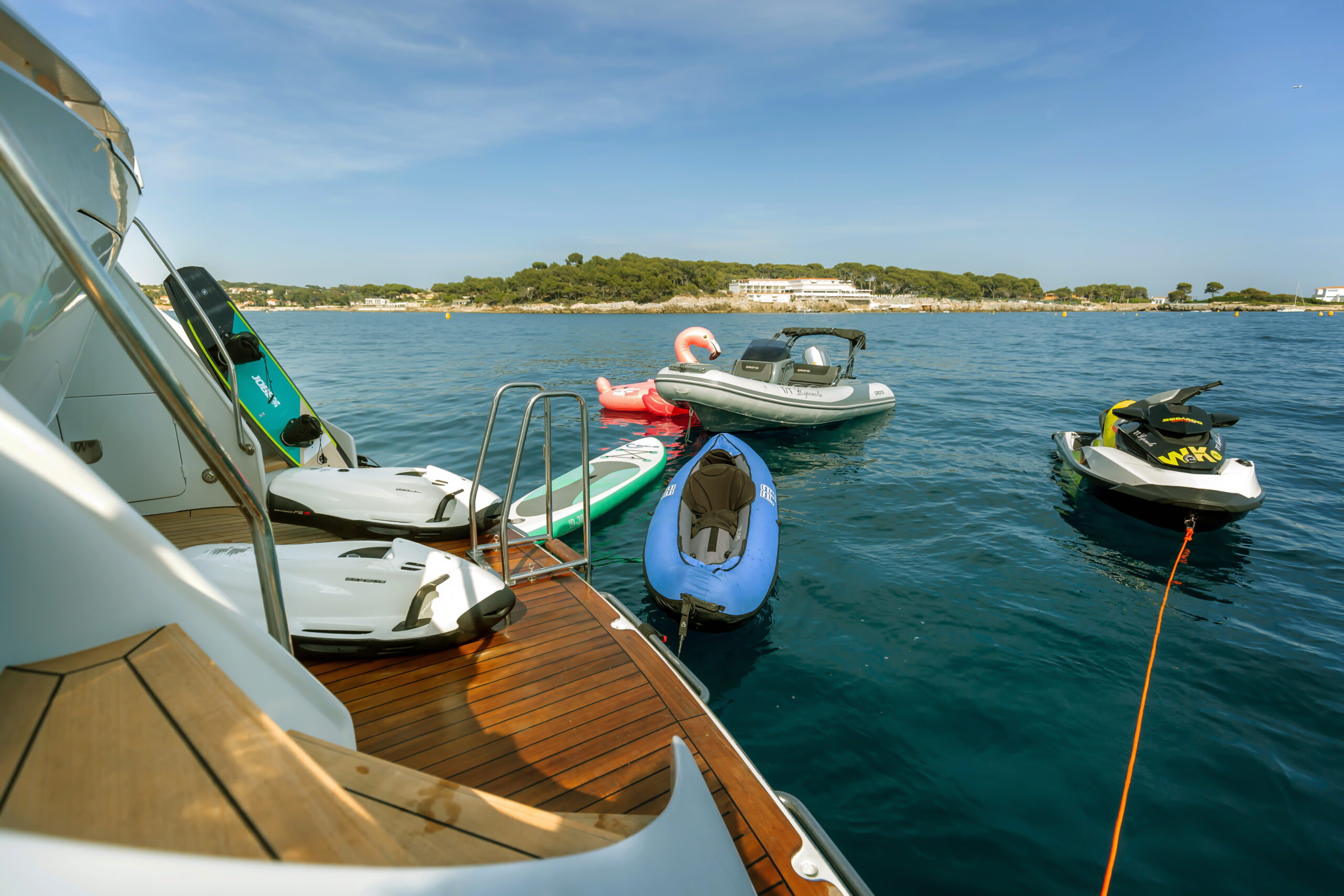 Selection of water sport